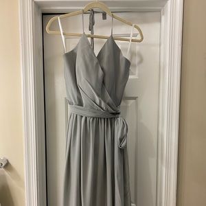 NWT Revelry ‘Hannah Chiffon Faux Wrap’ Bridesmaid Dress